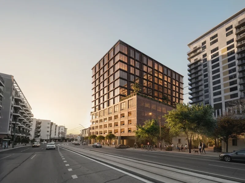 SISU mixed-use architectural rendering