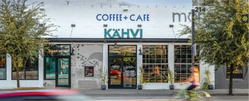 Kähvi Coffee + Cafe storefront on Roosevelt Row