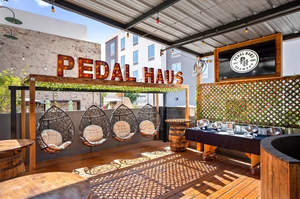 Pedal Haus rooftop patio